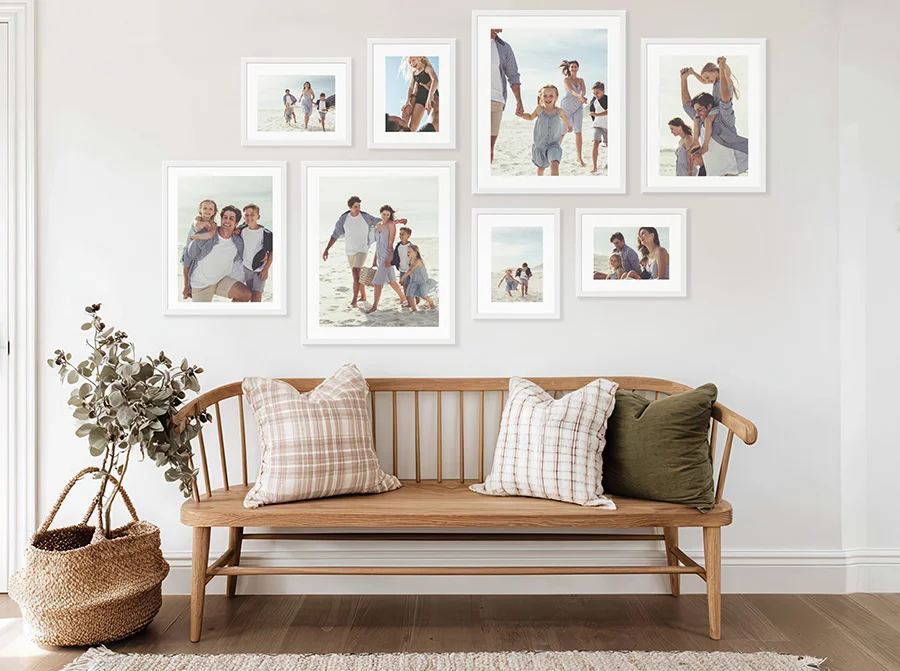 Great Eight Photo Gallery Wall