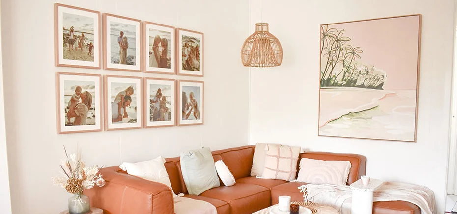 Grid Of Eight Gallery Wall