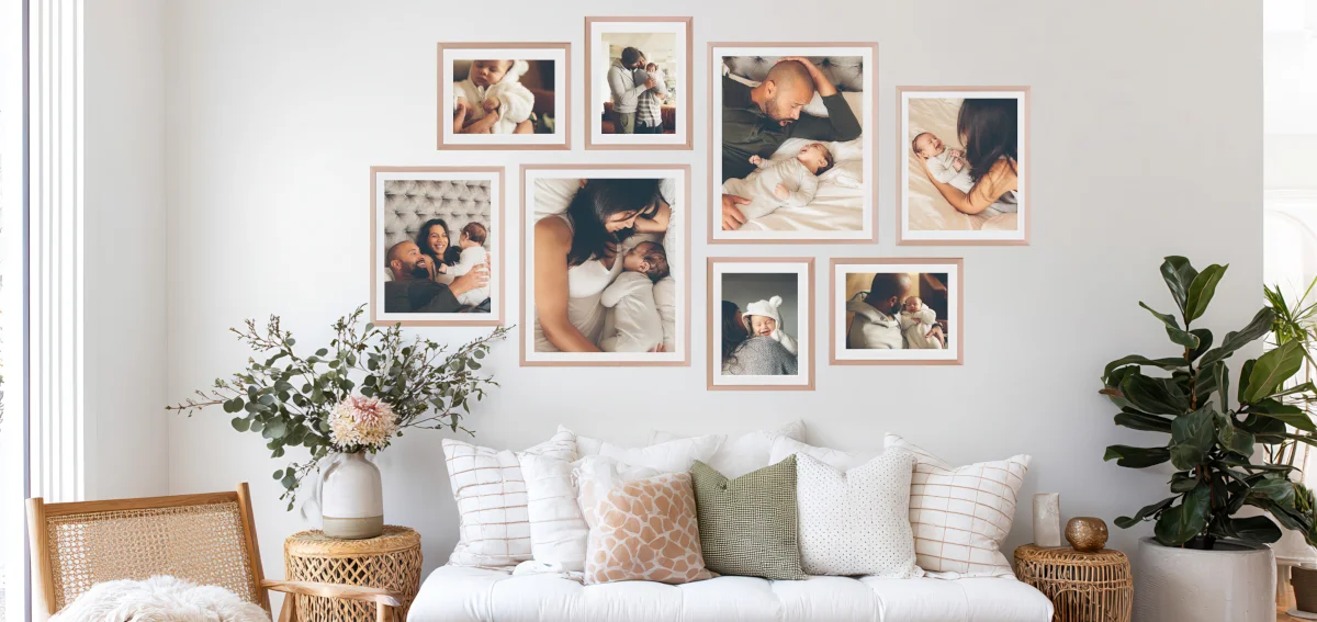 Great Eight Gallery wall in Classic White