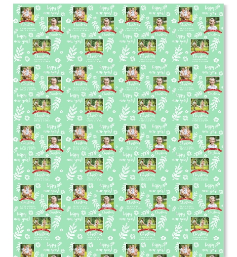 Botanical Noel Wrapping Paper