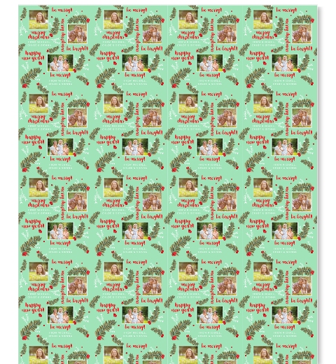Christmas Berries Wrapping Paper