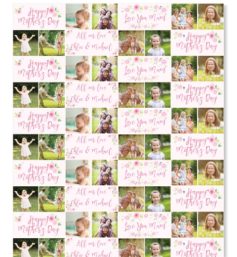Floral Mother's Day Wrapping Paper