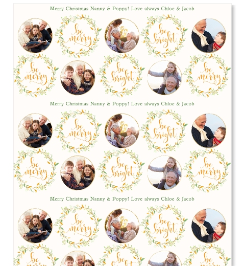 Natural Florals Wrapping Paper