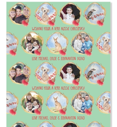 A Very Aussie Christmas Wrapping Paper