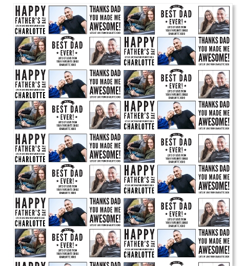 I'm the favourite Father's Day Wrap