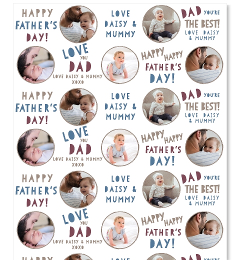 Too Cute Father's Day Wrap