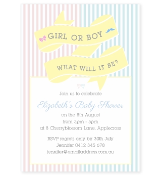 Gender Neutral Pastel Baby Shower Wrapping Paper