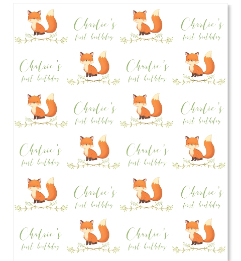 Little Fox Gift Wrap