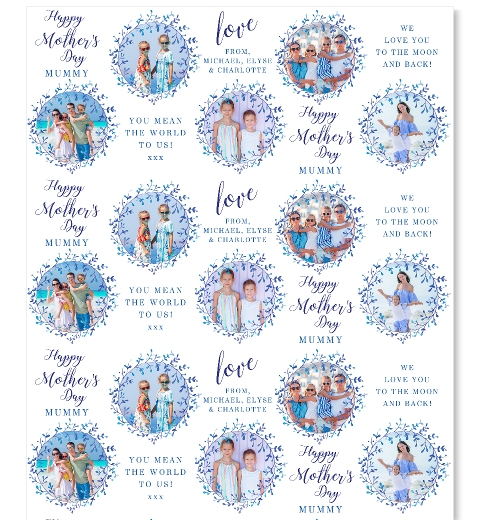 Royal Florals Mother's Day Wrapping Paper