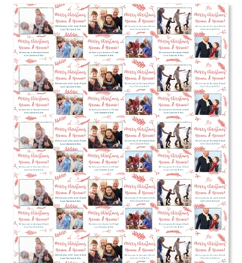 Red Fern Christmas Wrap