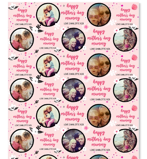 Modern Florals Mother's Day Wrapping Paper