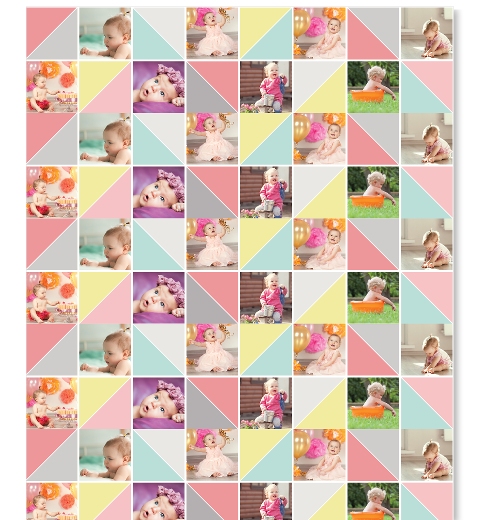 Gelato Geometric Wrapping Paper