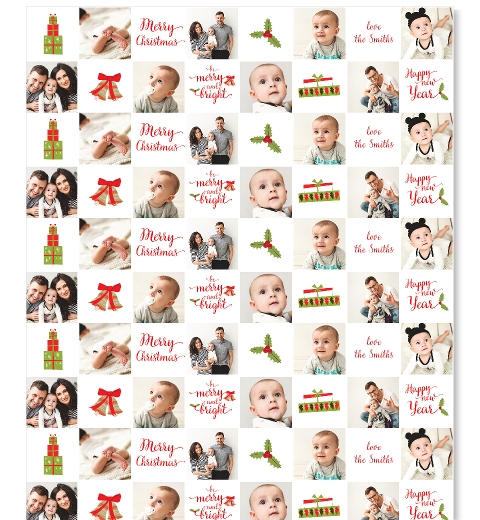 Traditional Christmas Wrapping Paper