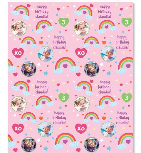 Rainbow Photo Wrapping Paper
