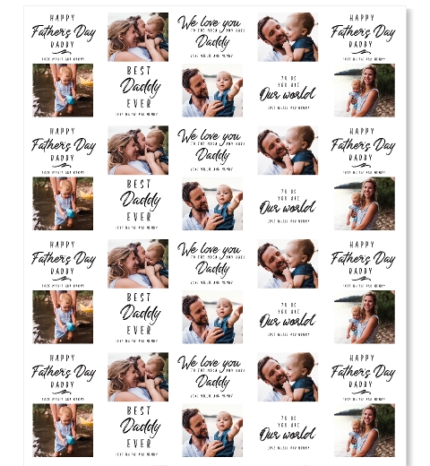 Script Best Daddy Father's Day Wrap