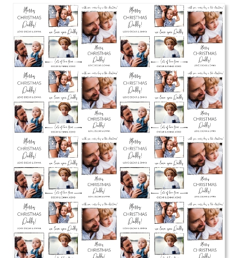 Script Merry Christmas Wrap