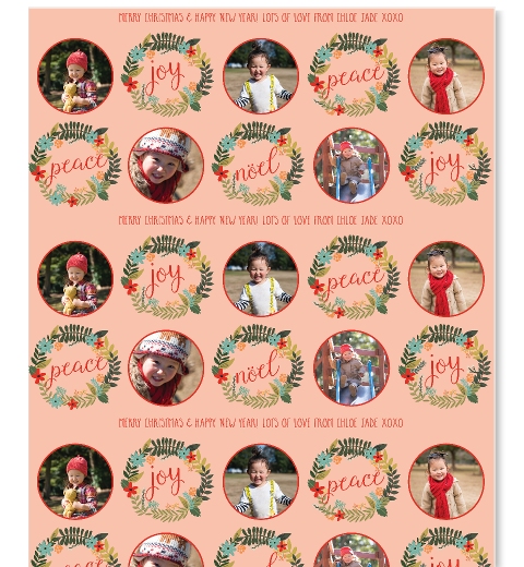 Wreath Christmas Wrap