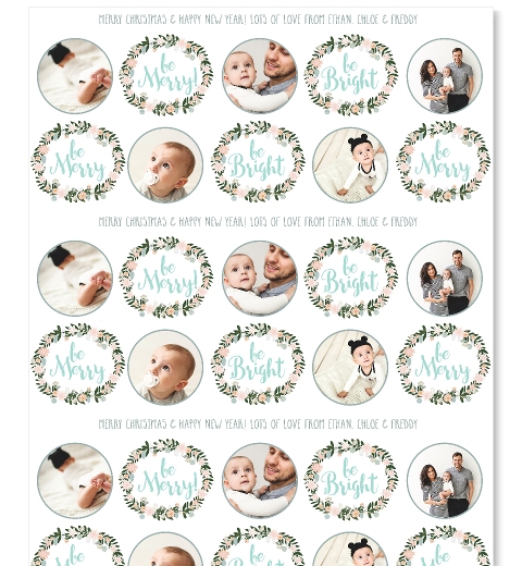 Skandi Wreath Wrapping Paper