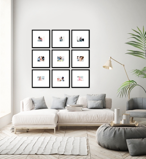 Grid of Nine Gallery Wall - 24