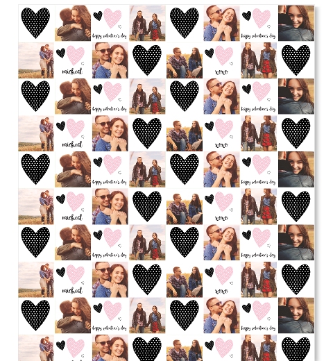 My Polka Dot Heart Wrapping Paper